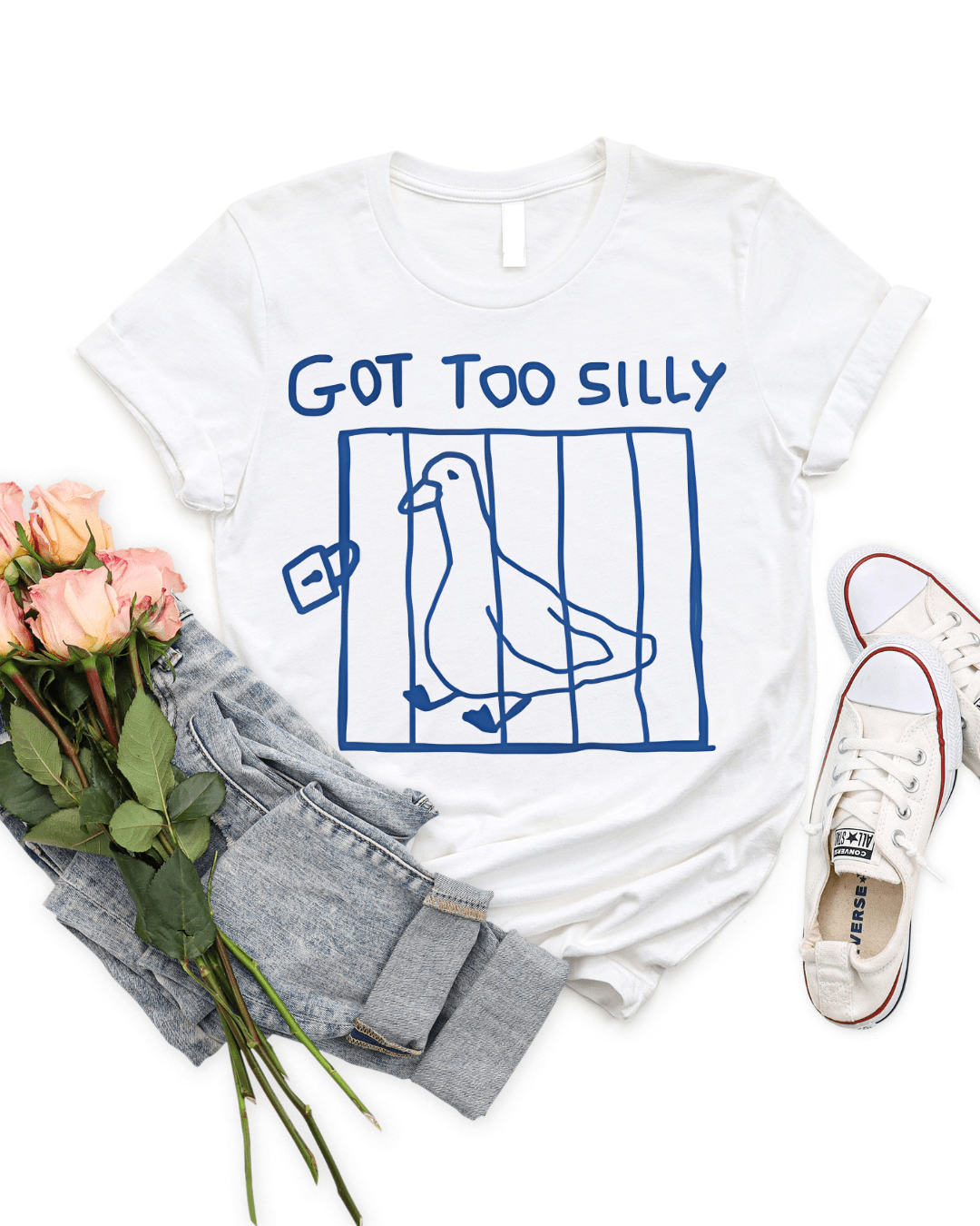 Women - Apparel - Shirts - T-Shirts Got Too Silly Graphic Tee