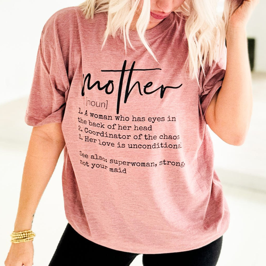 Women - Apparel - Shirts - T-Shirts Mother Definition Graphic Tee