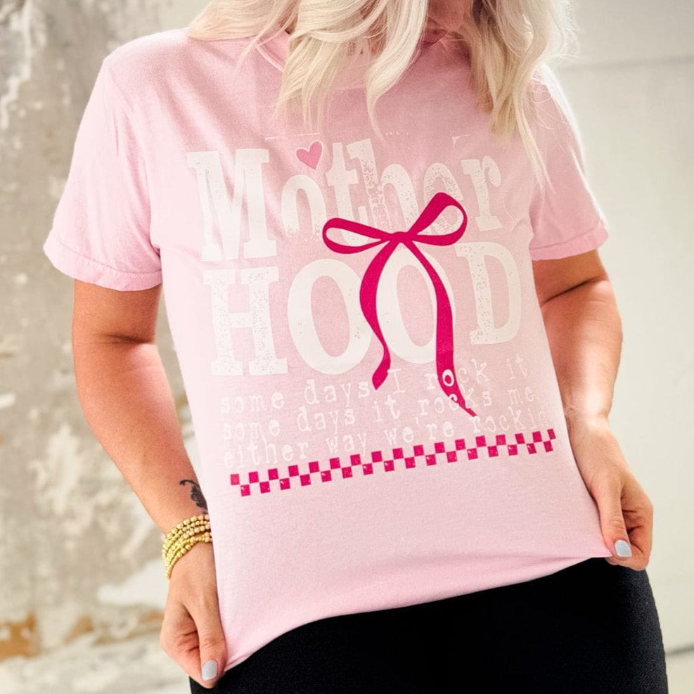 Women - Apparel - Shirts - T-Shirts Motherhood Bow Graphic Tee
