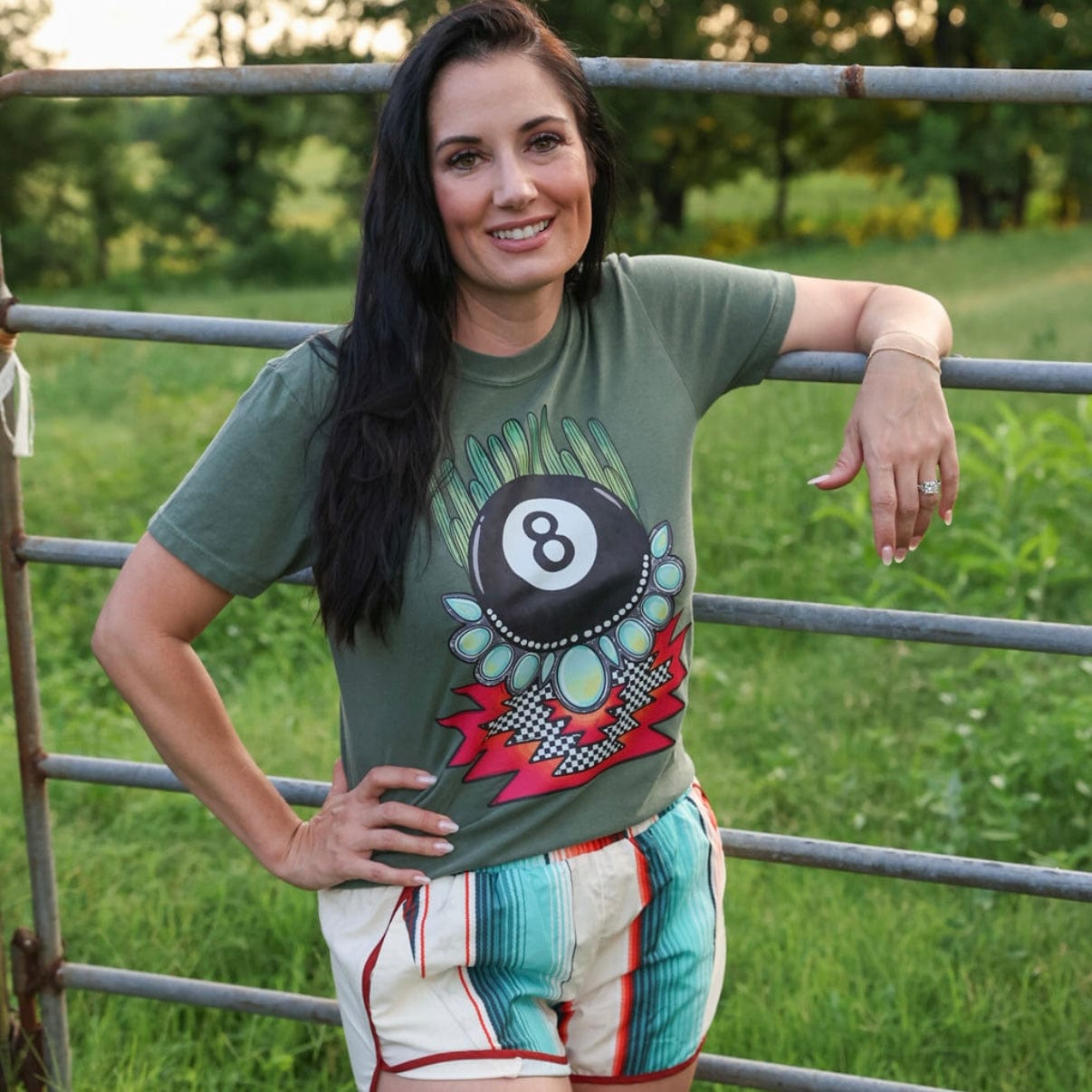 Women - Apparel - Shirts - T-Shirts 8 Ball Cactus Graphic Tee