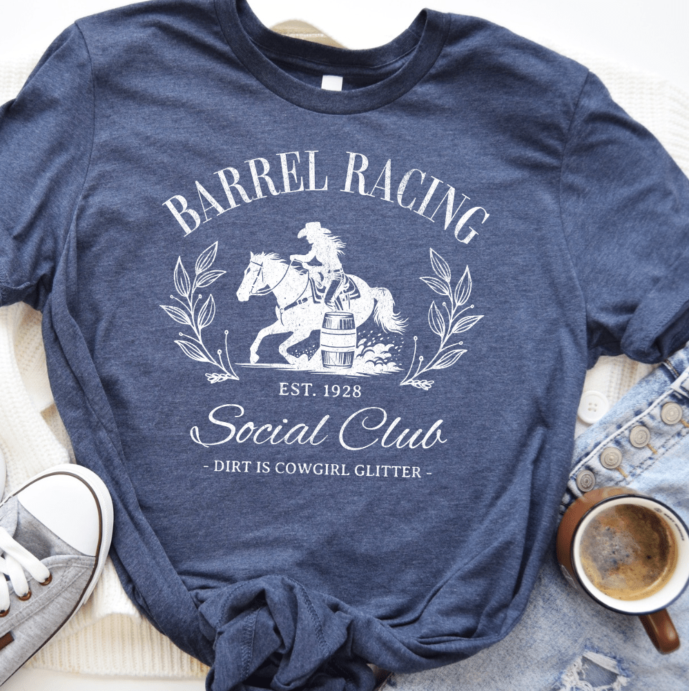 Women - Apparel - Shirts - T-Shirts Barrel Racing Social Club Graphic Tee