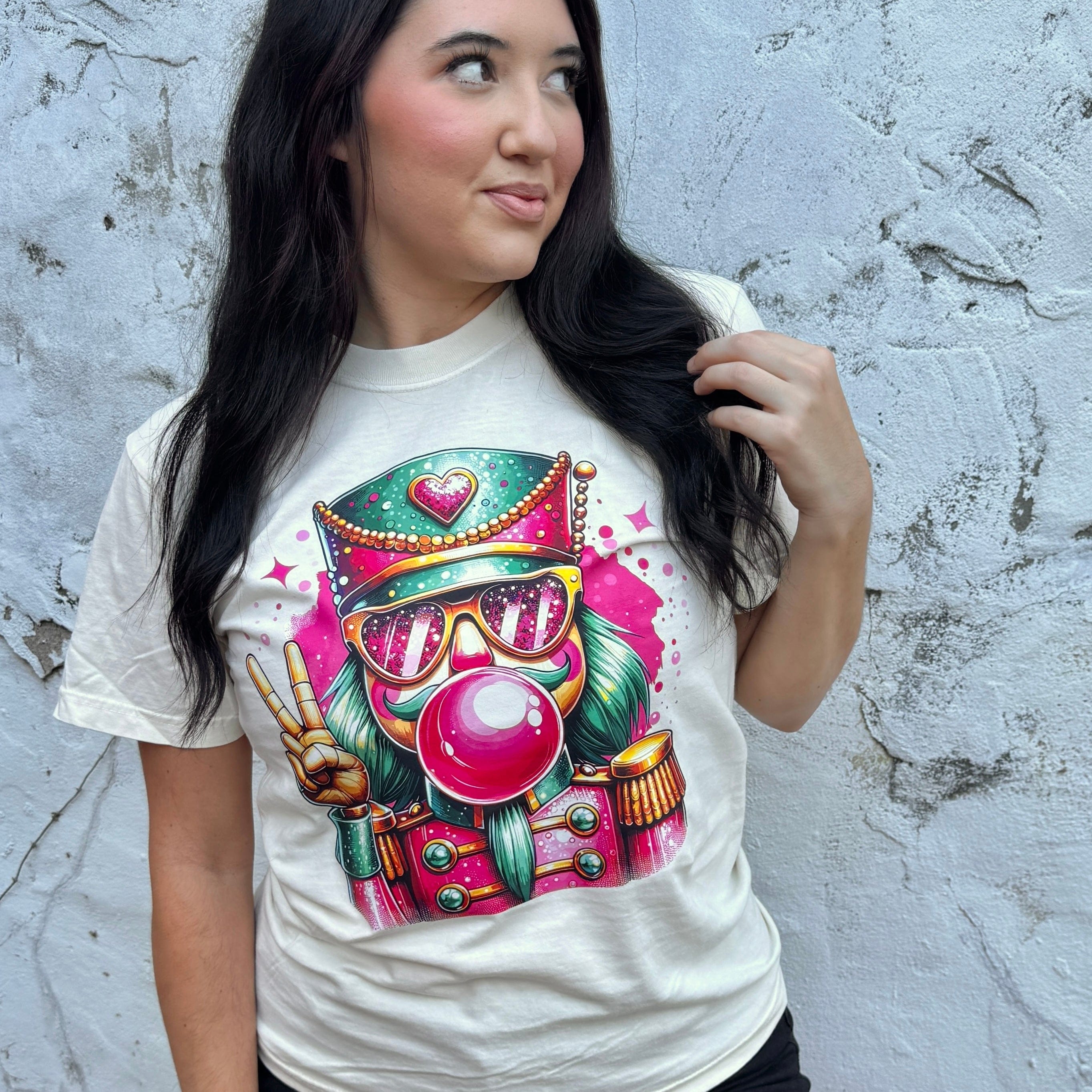 Women - Apparel - Shirts - T-Shirts Bubblegum Nutcracker Graphic Tee