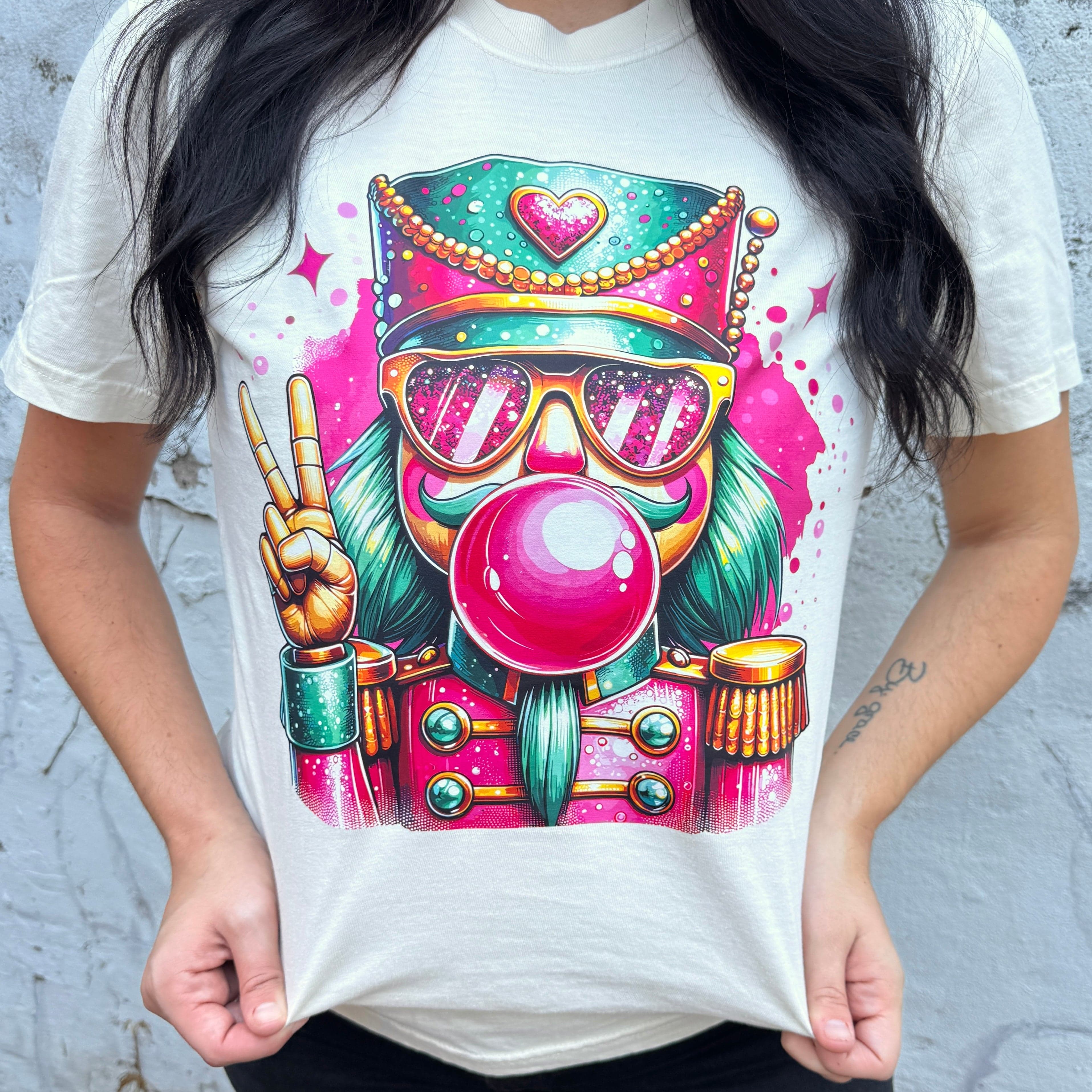 Women - Apparel - Shirts - T-Shirts Bubblegum Nutcracker Graphic Tee