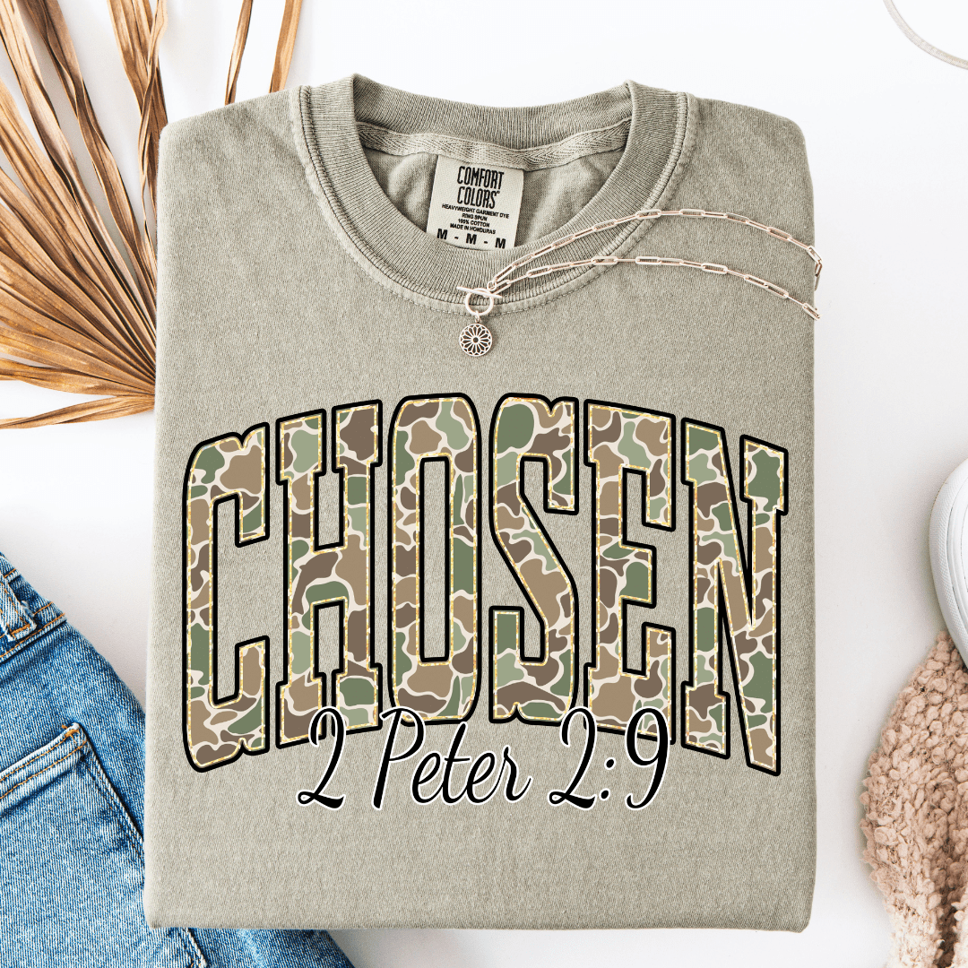 Women - Apparel - Shirts - T-Shirts Camo Chosen Graphic Tee