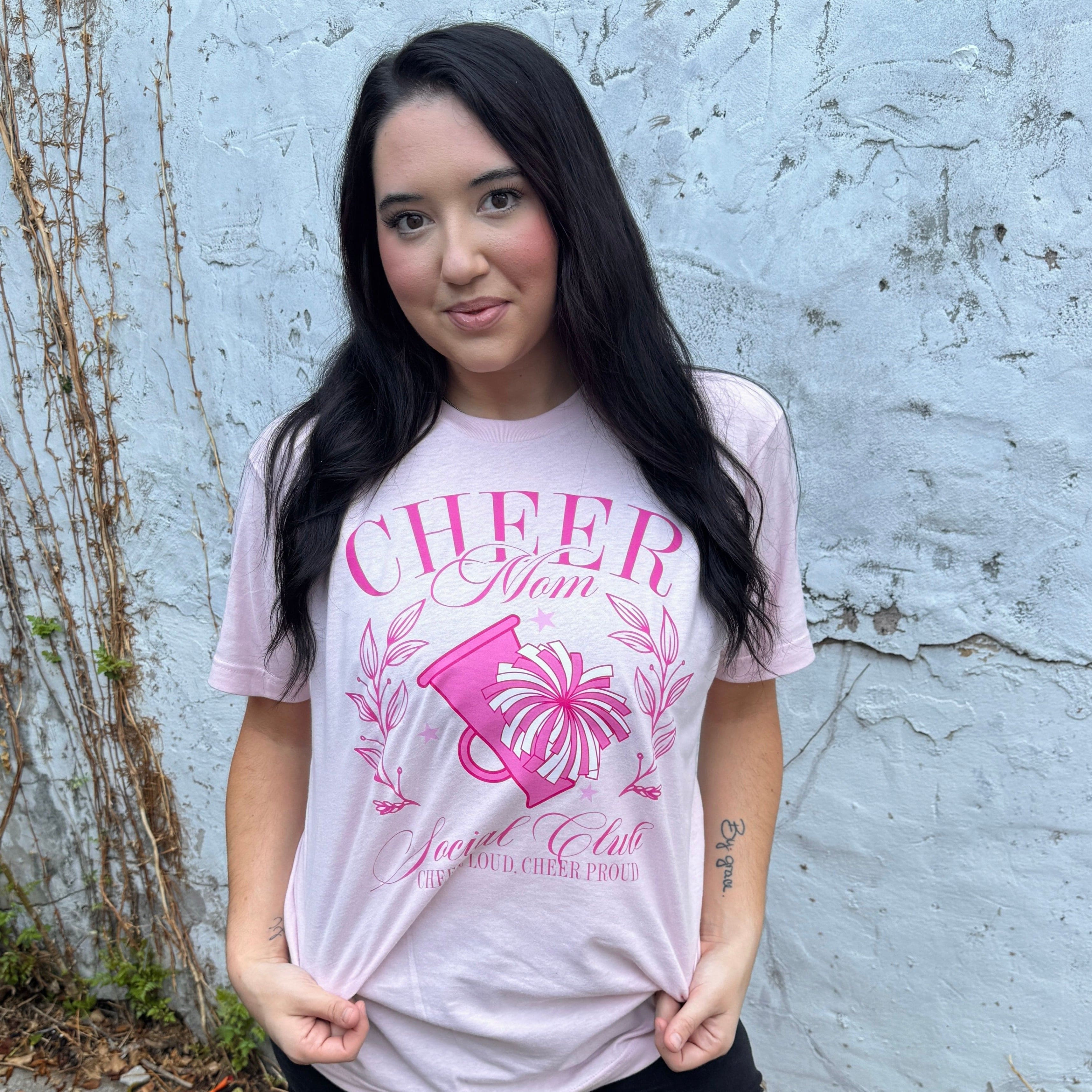 Women - Apparel - Shirts - T-Shirts Cheer Mom Graphic Tee