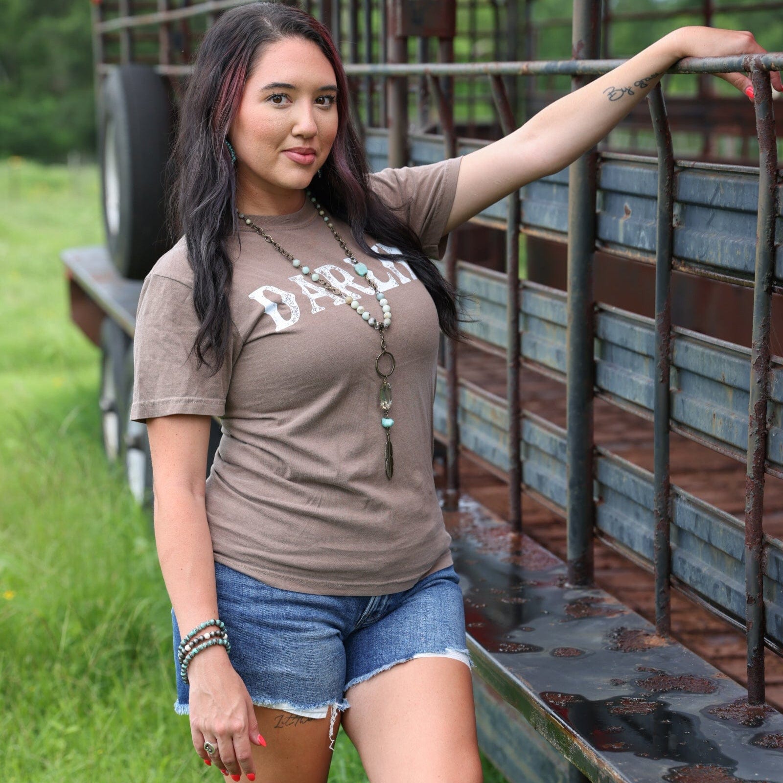 Women - Apparel - Shirts - T-Shirts Darlin’ Western Soft Graphic Tee