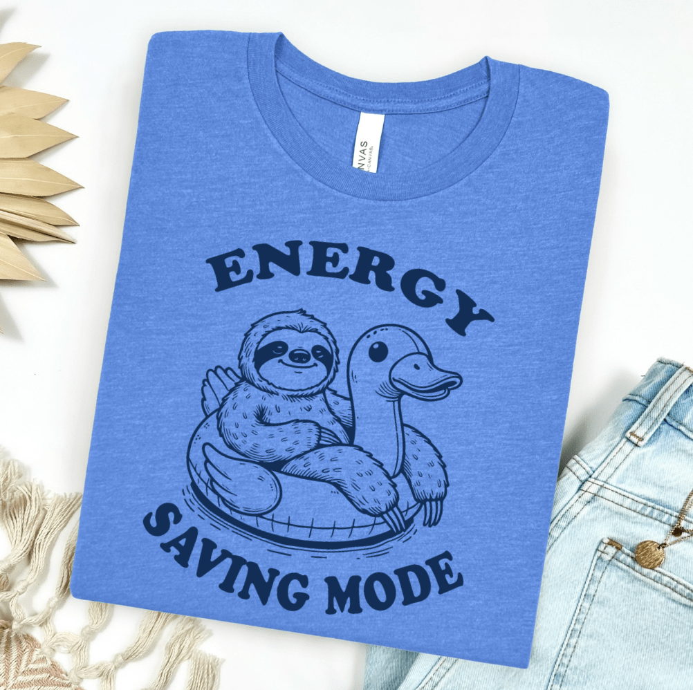 Women - Apparel - Shirts - T-Shirts Energy Saving Mode Graphic Tee