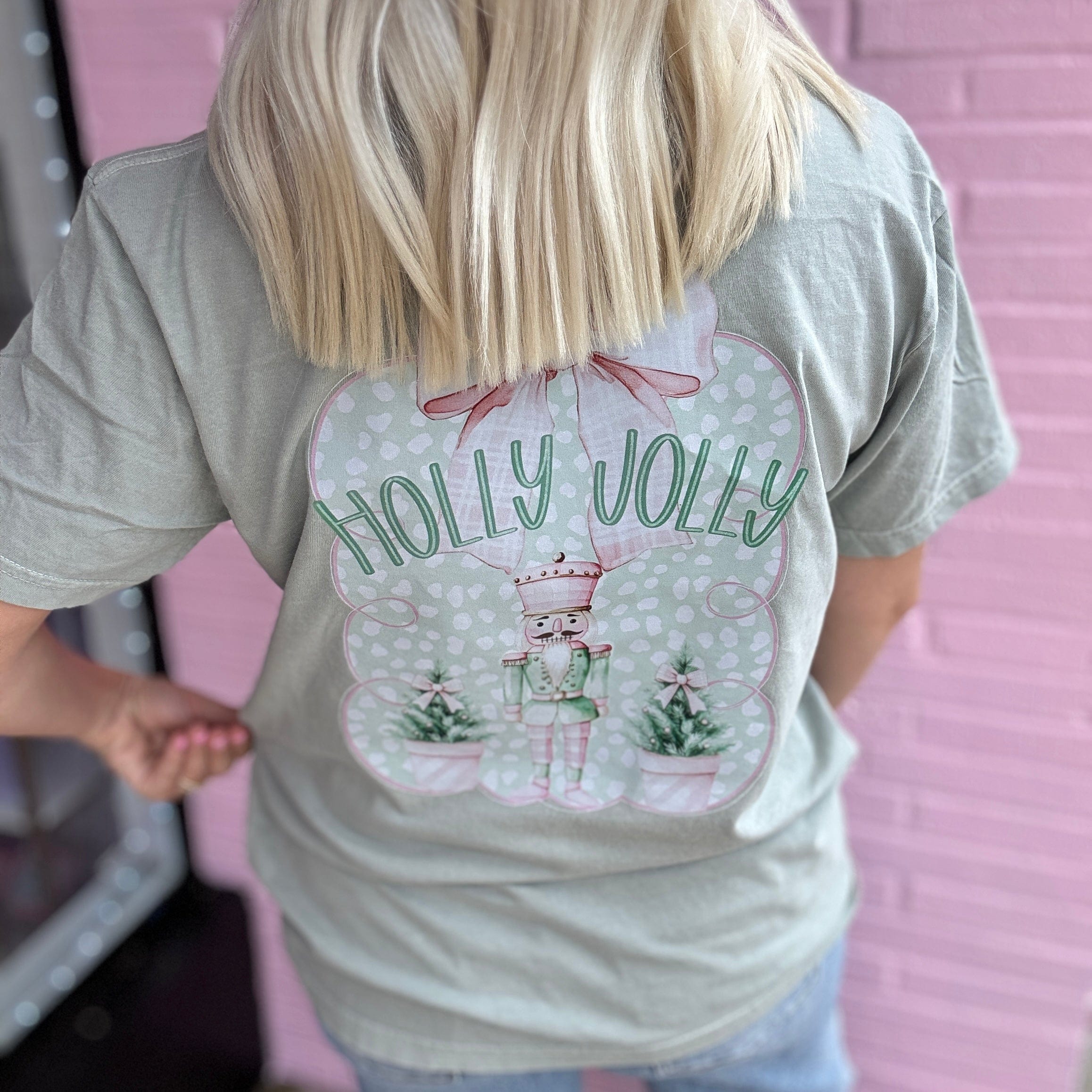Women - Apparel - Shirts - T-Shirts Holly Holly Nutcracker Pocket Graphic Tee