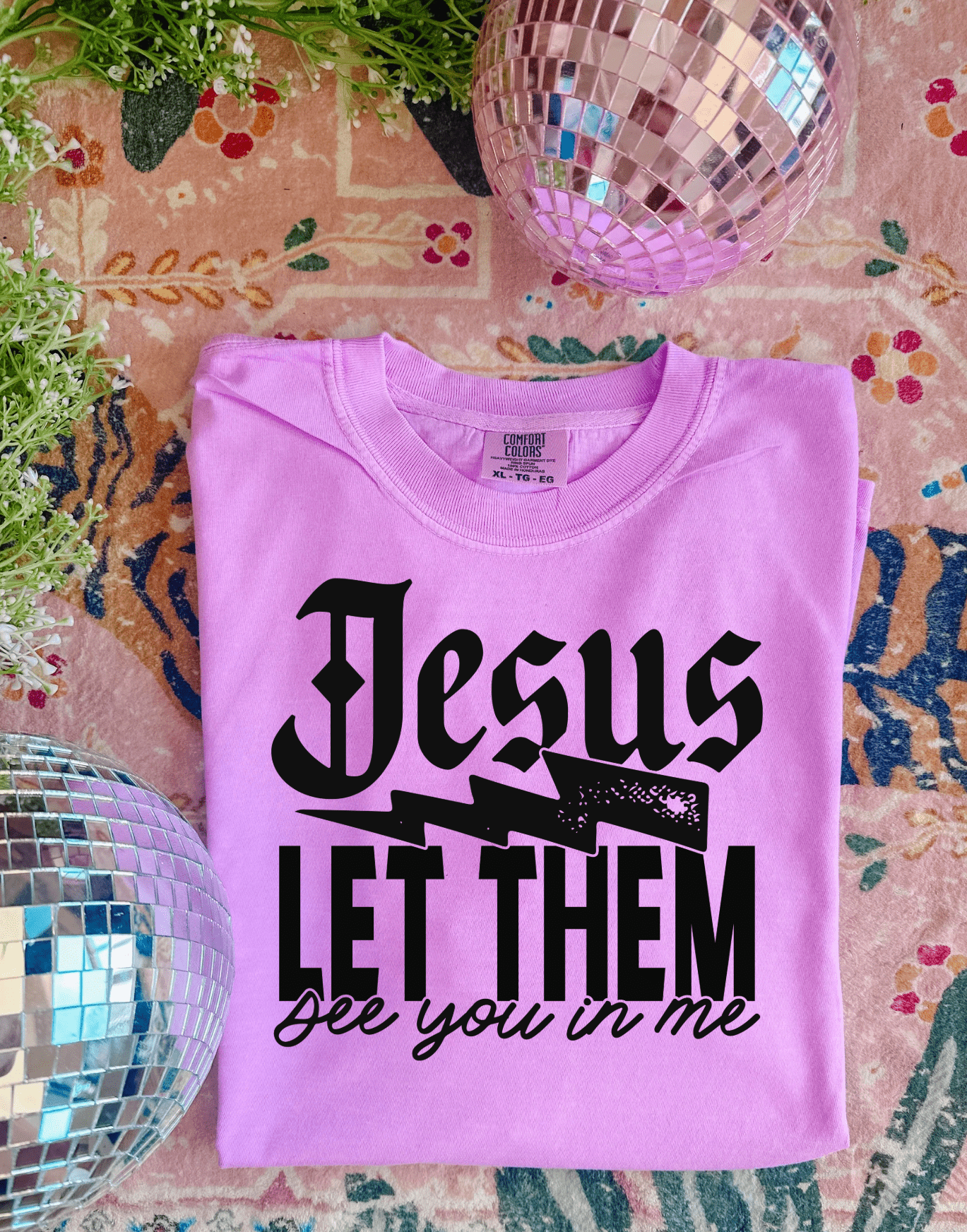 Women - Apparel - Shirts - T-Shirts Jesus Let Them Graphic Tee