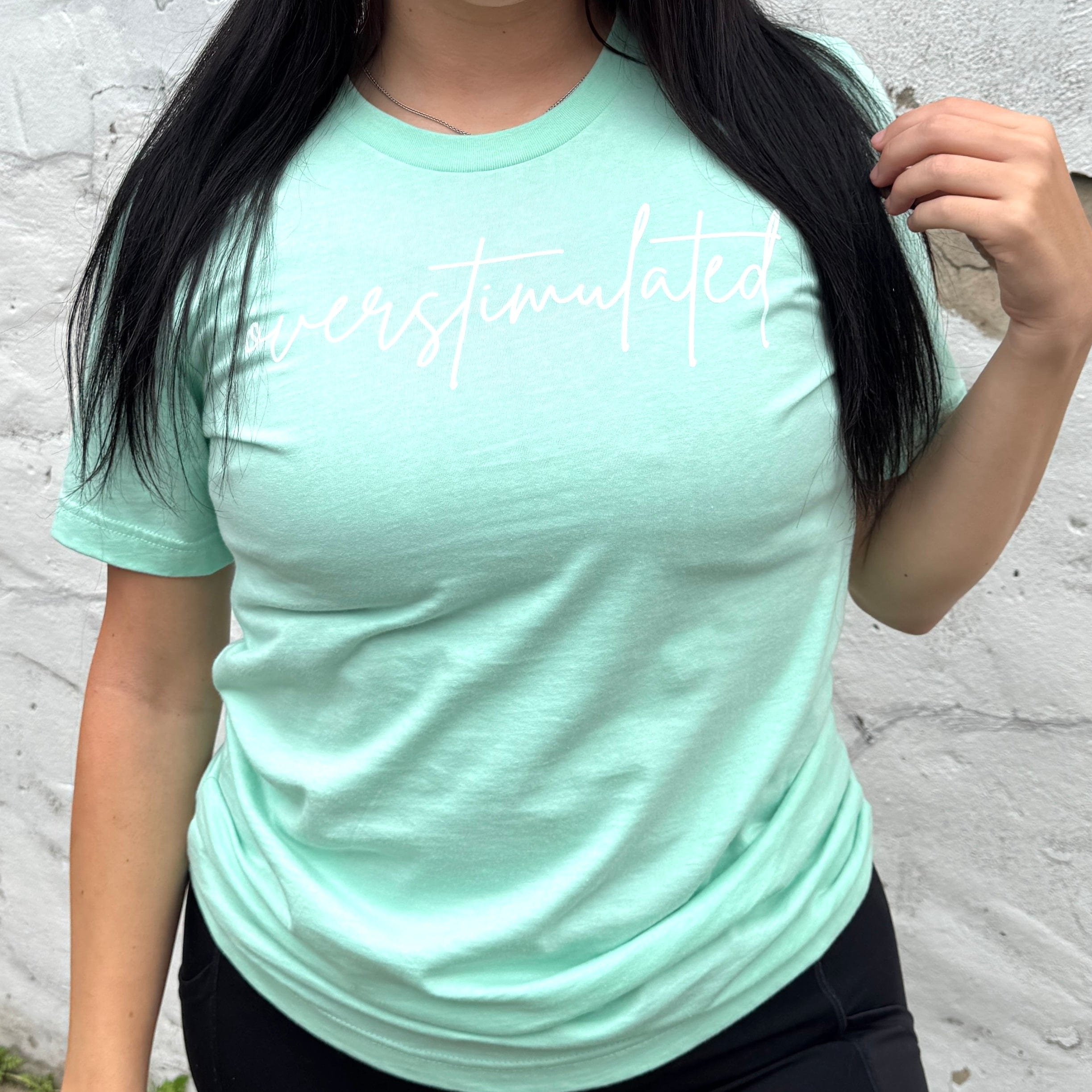 Women - Apparel - Shirts - T-Shirts Overstimulated Graphic Tee