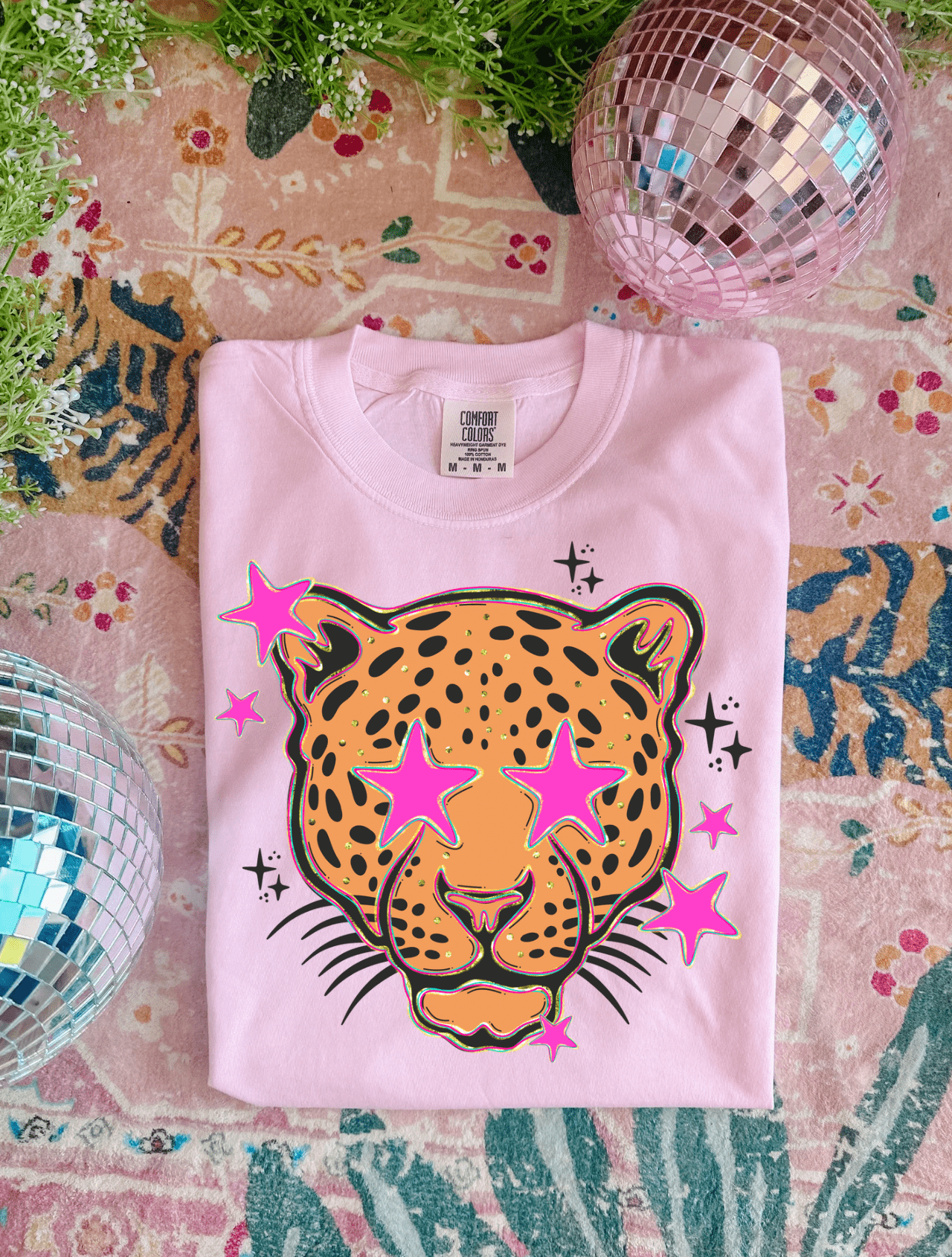 Women - Apparel - Shirts - T-Shirts Preppy Leopard Graphic Tee