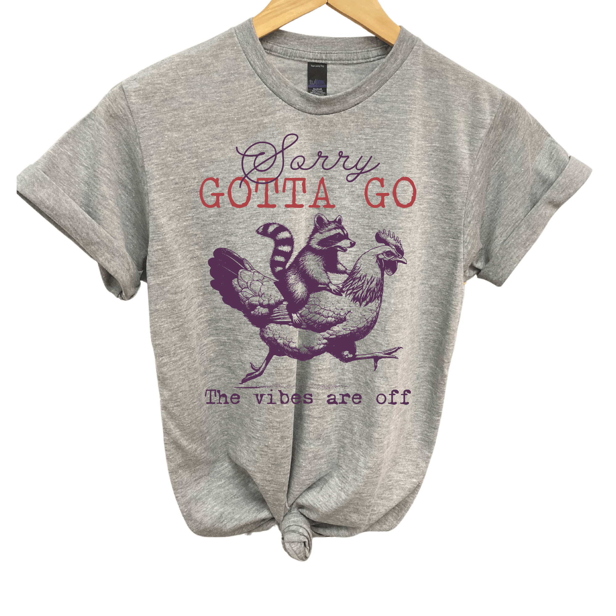 Women - Apparel - Shirts - T-Shirts Sorry Gotta Go the Vibes Are Off Graphic Tee