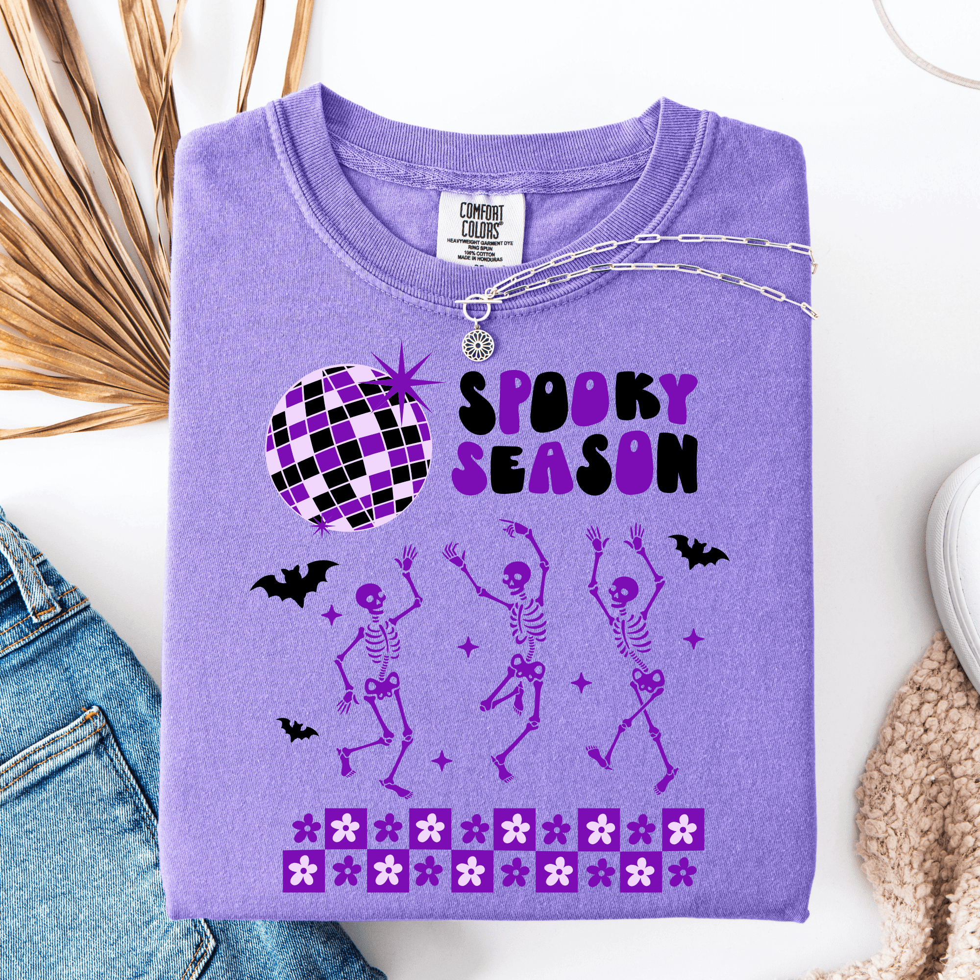 Women - Apparel - Shirts - T-Shirts Spooky Season Disco Graphic Tee