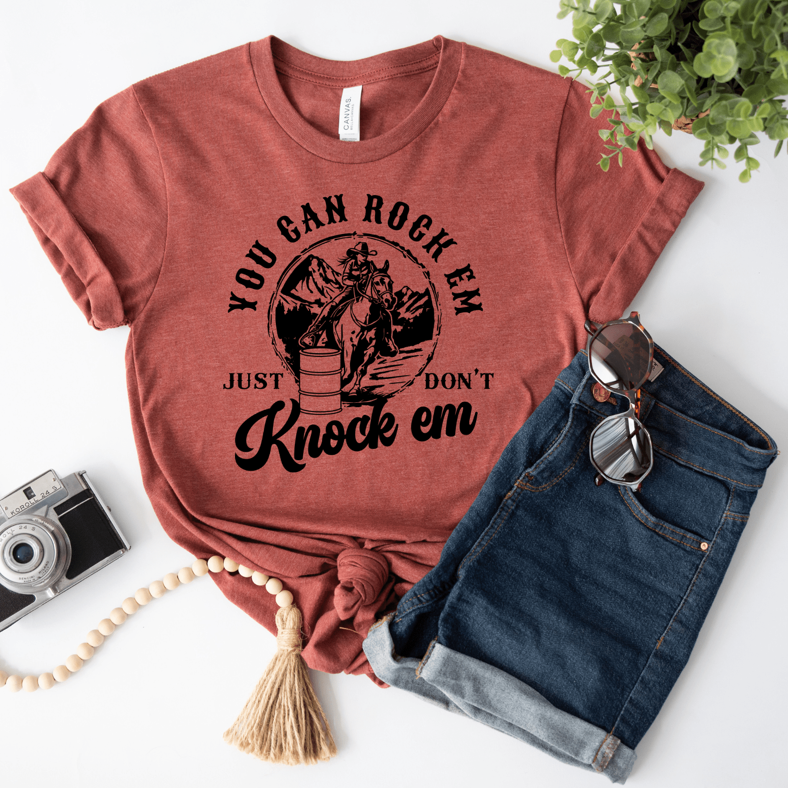 Women - Apparel - Shirts - T-Shirts You Can Rock Em Just Don&