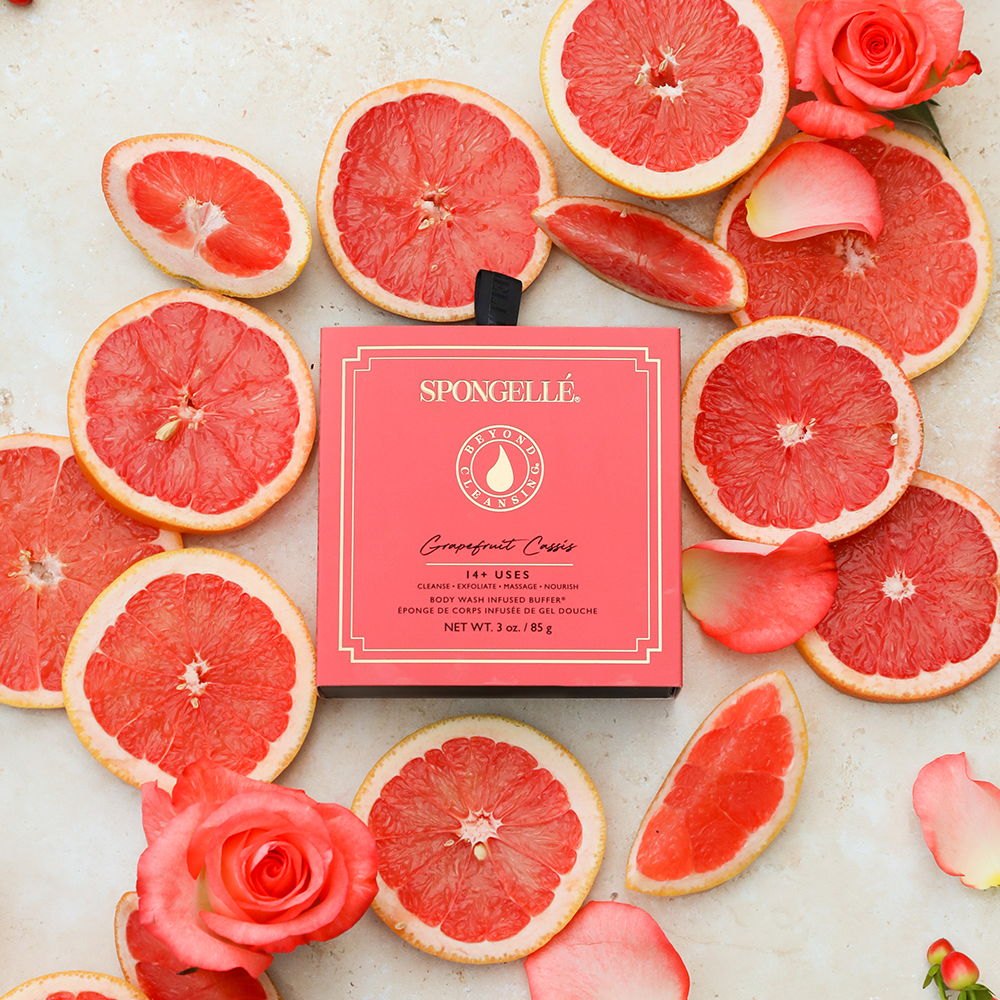 Body Wash Infused Buffer Grapefruit Cassis | Boxed Flower