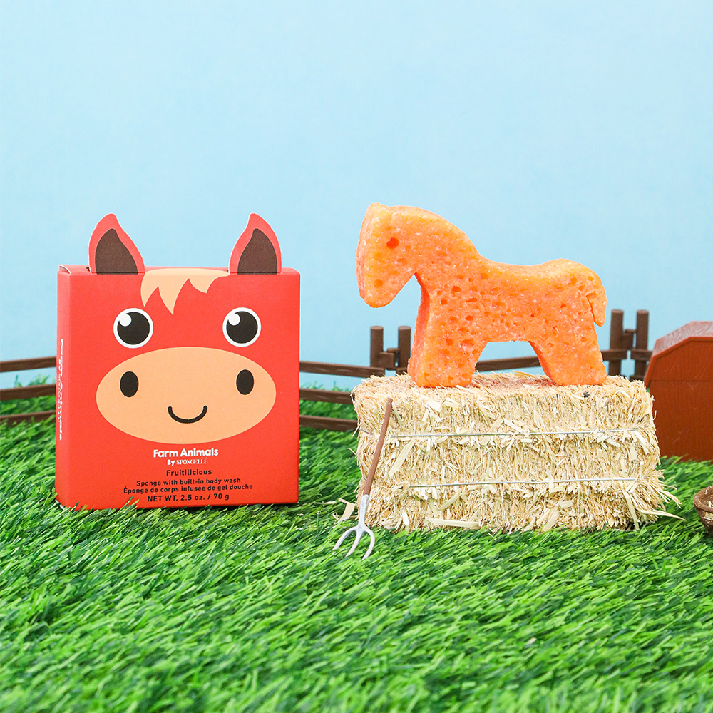 Body Wash Infused Buffer Henry Horse | Farm Animals