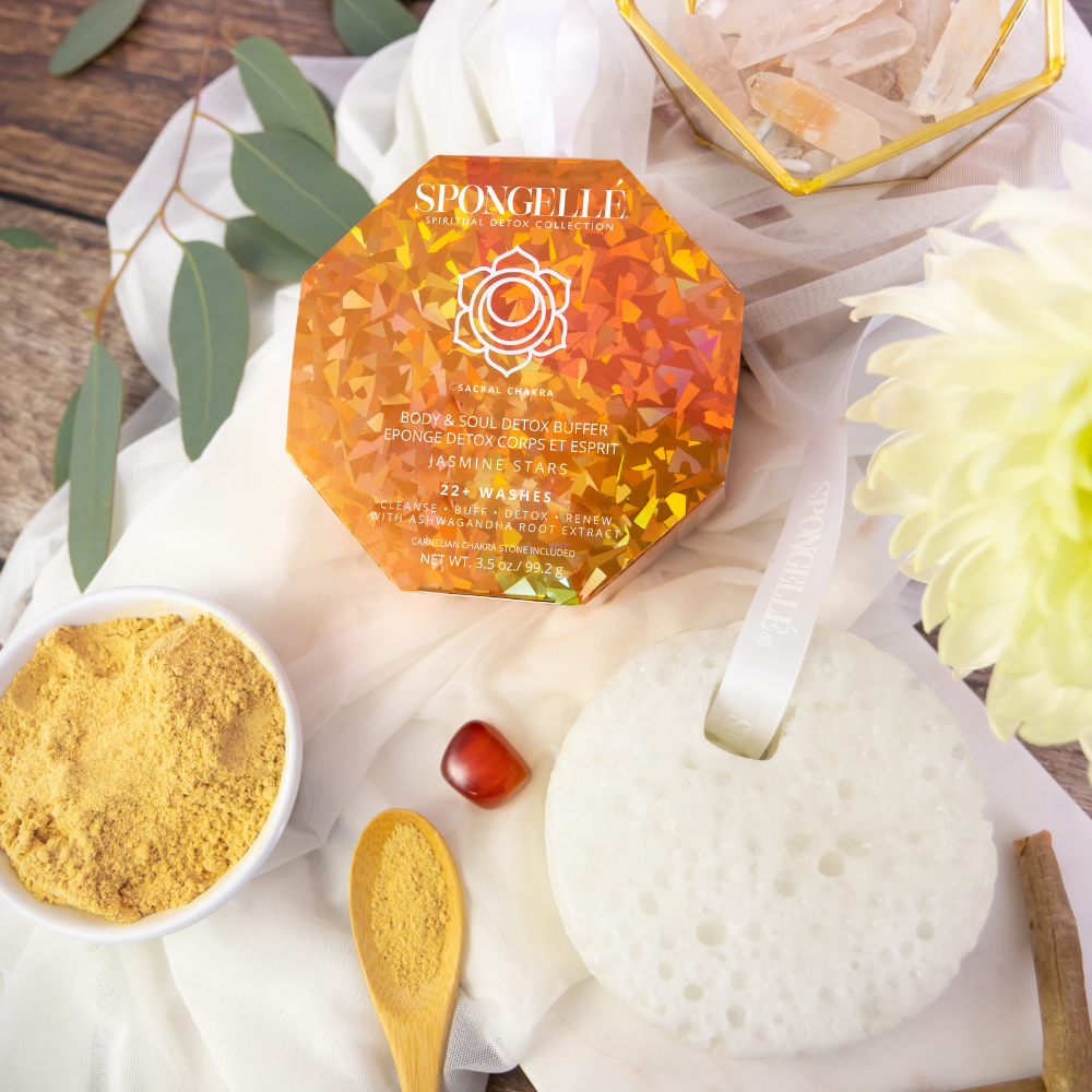 Body Wash Infused Buffer Jasmine Stars | Spiritual Detox (Carnelian)