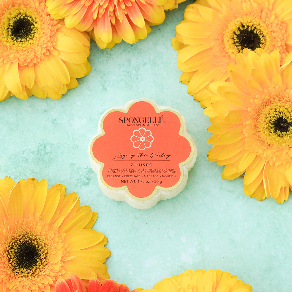 Body Wash Infused Buffer Lily of the Valley | Daisy Spongette