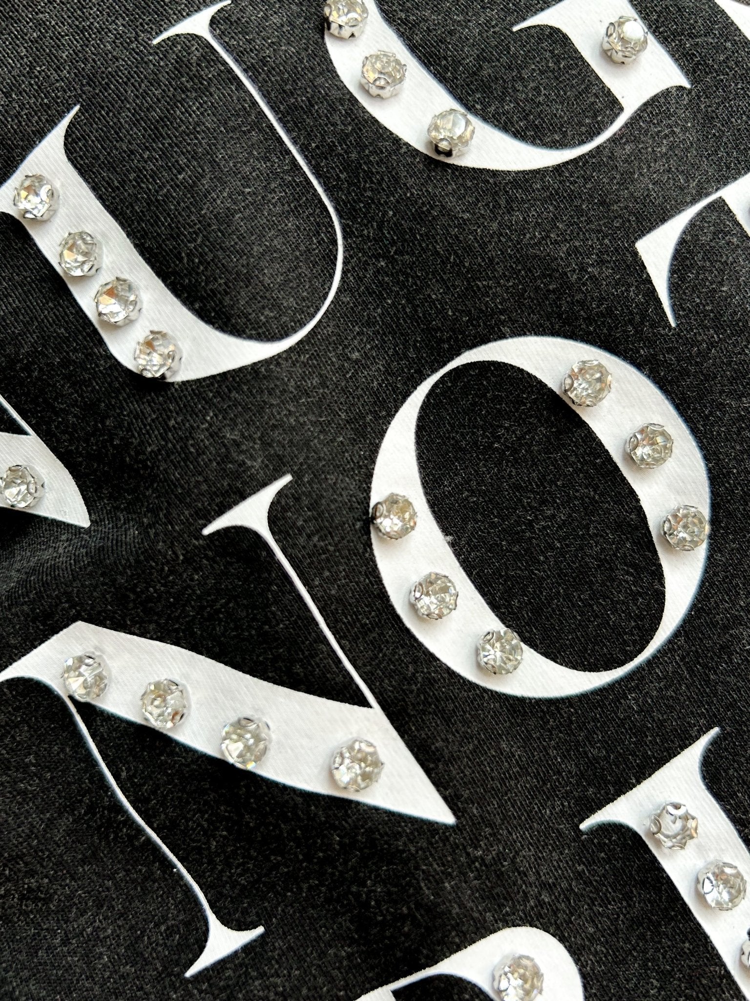 “Nugs Not Drugs” Graphic & Studded Washed Tee - Girl Code Couture