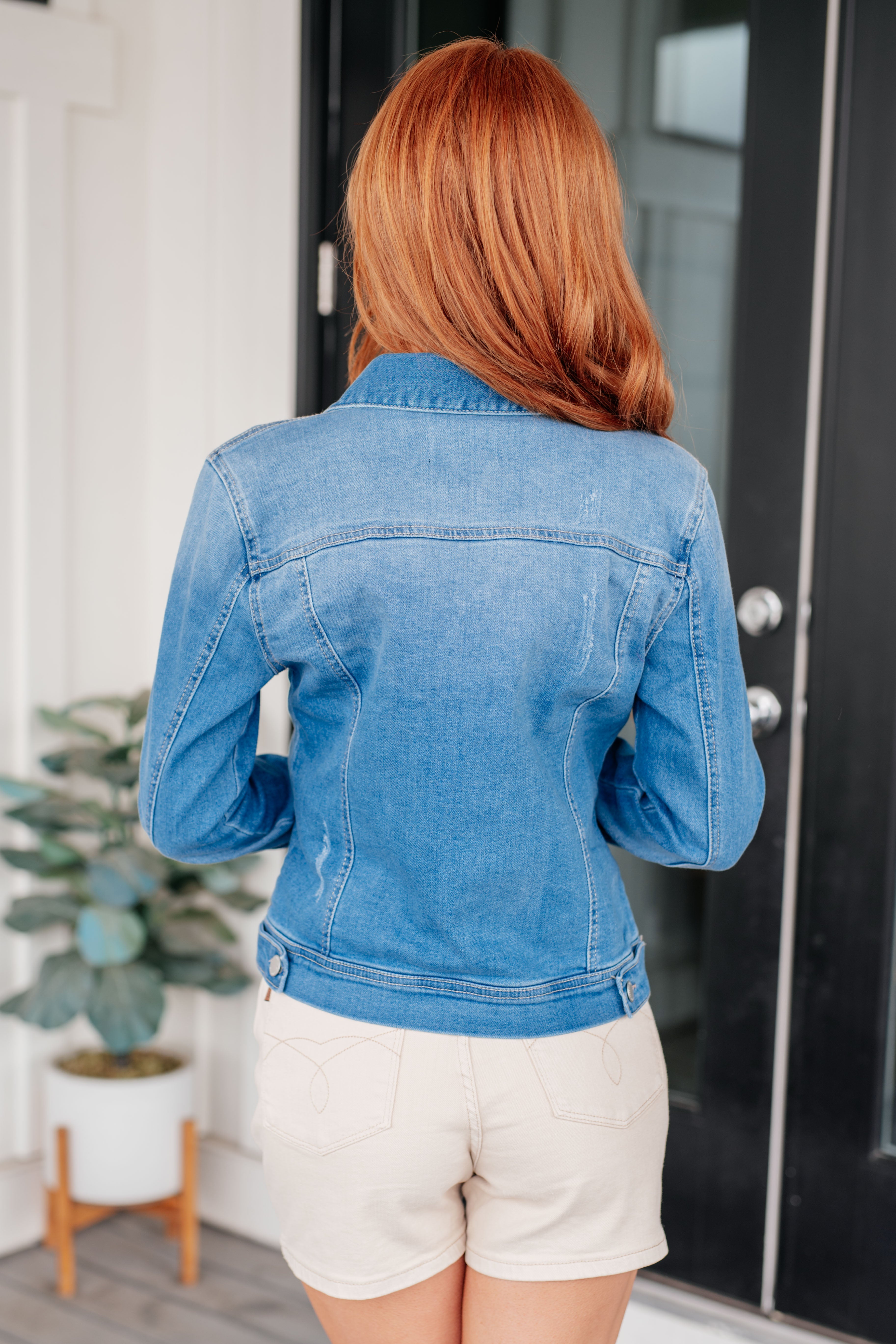 Denim Every Occasion Denim Button Up Jacket