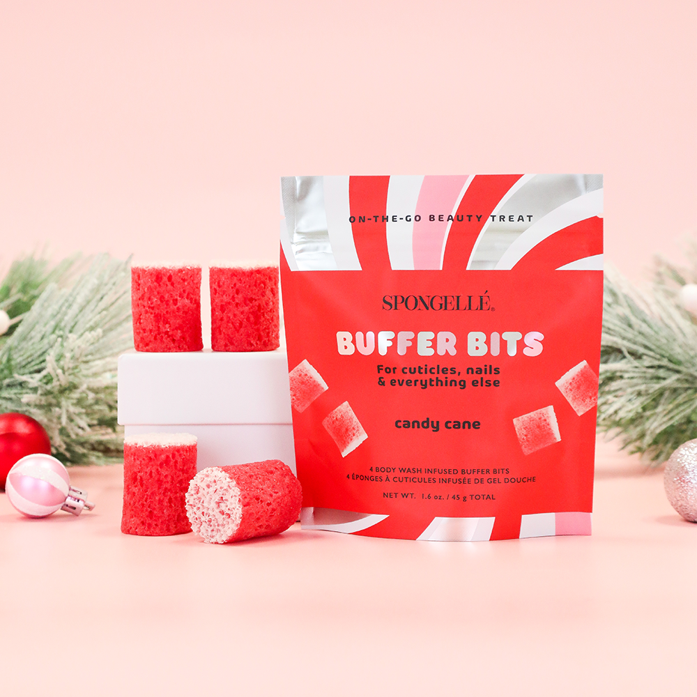 Pedi Buffer Candy Cane | Holiday PediPOP! Buffer Bits