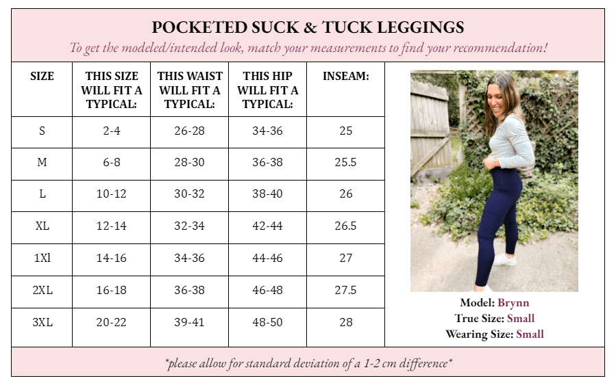 PRE - ORDER Palmer Pocketed Suck & Tuck Leggings - 5/27 - Girl Code Couture