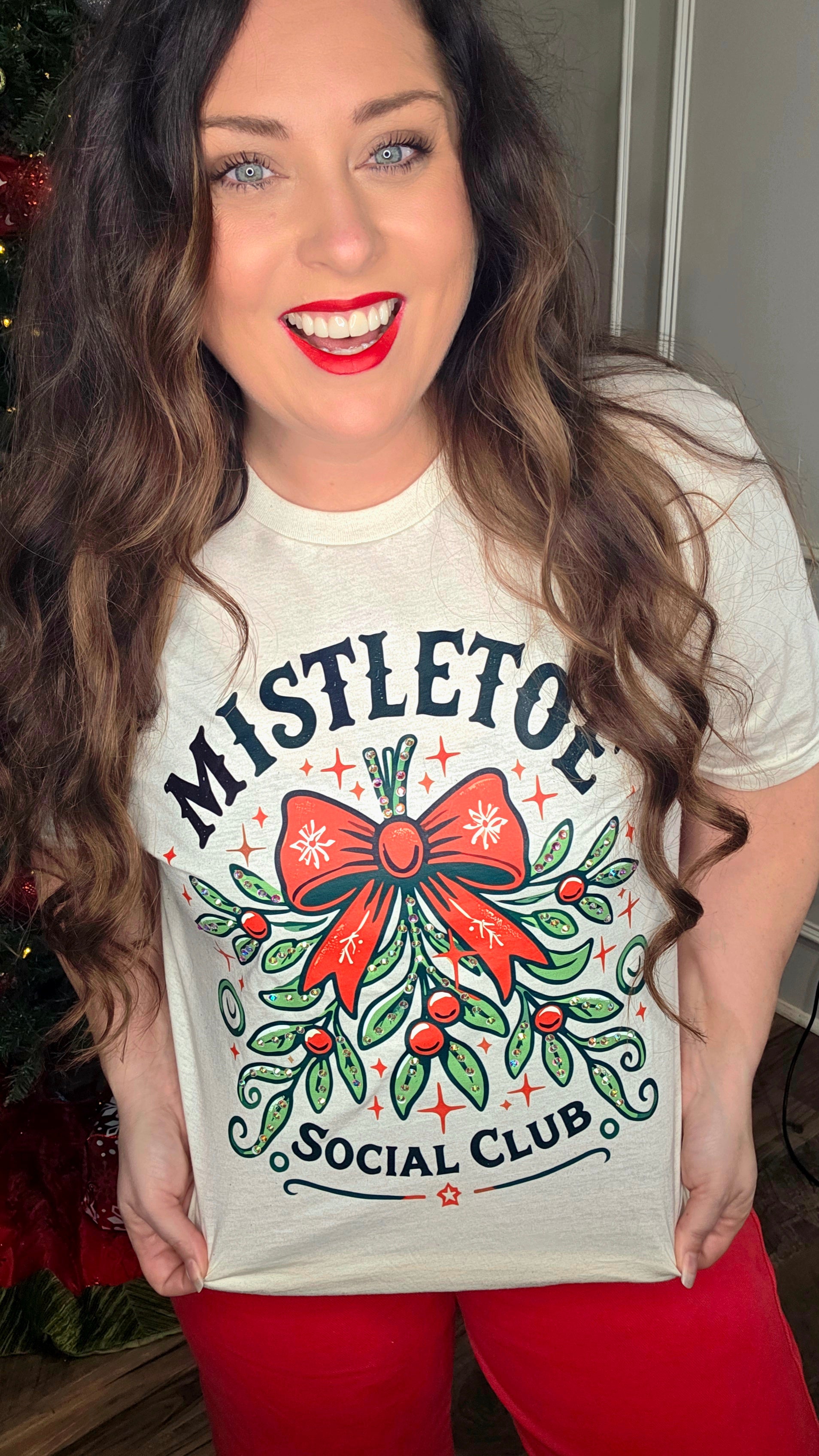 Mistletoe Social Club Tee