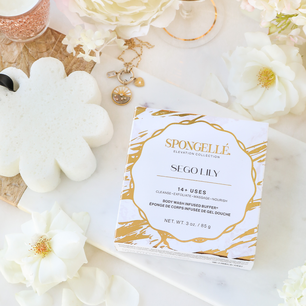 Body Wash Infused Buffer Sego Lily | Elevation Boxed Flower