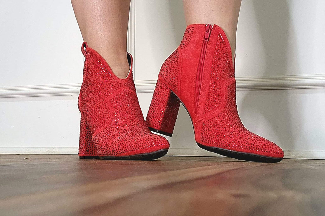 Sparkle booties