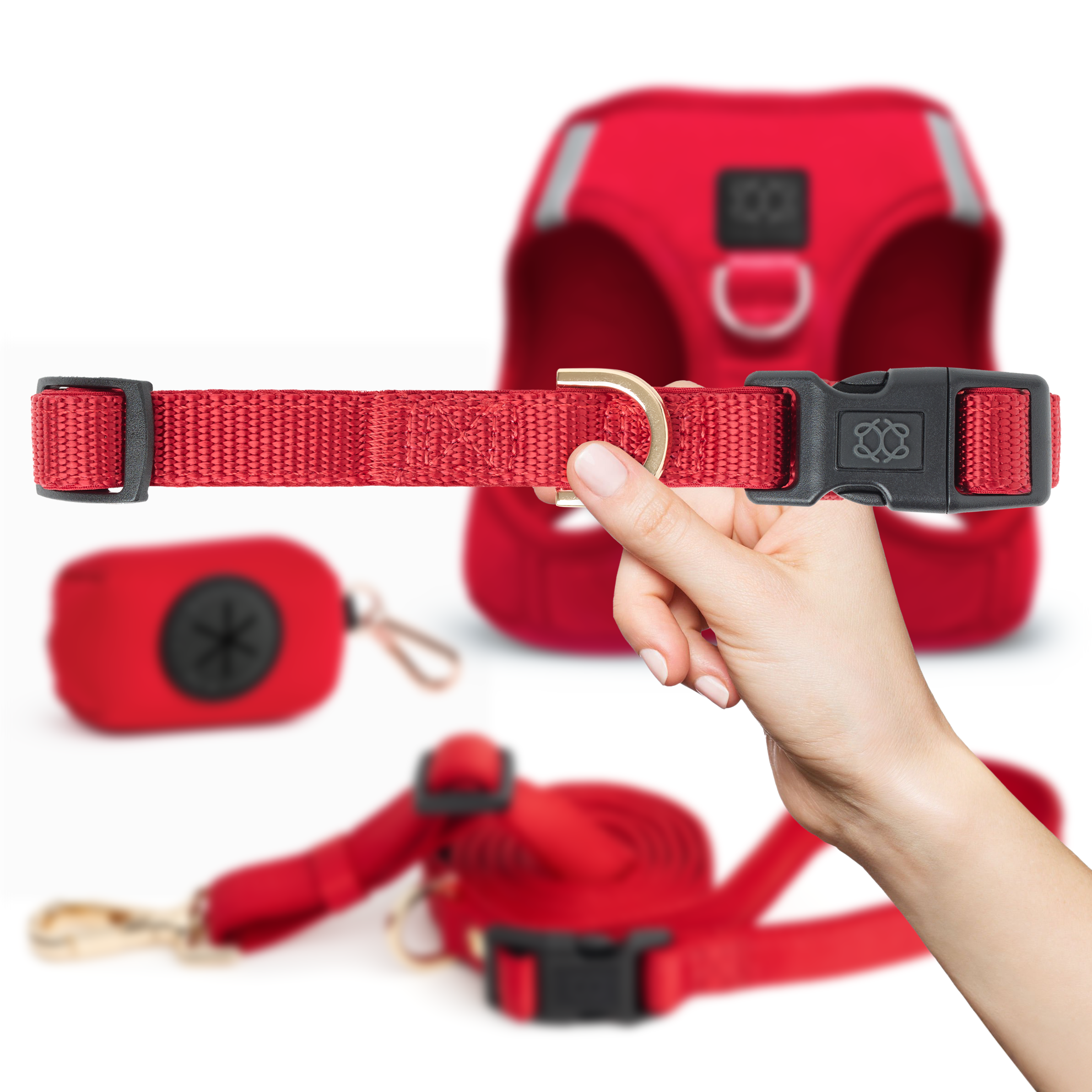 City Collar - Iconic Red