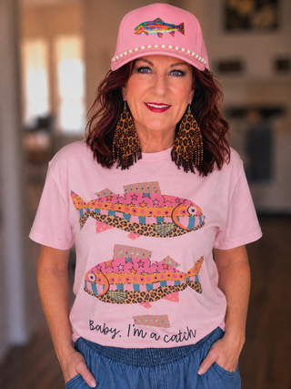 I’m a Catch Crystal Fish Graphic Tee