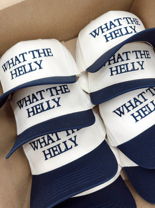 Hat What the Helly - Navy Vintage Trucker Hat