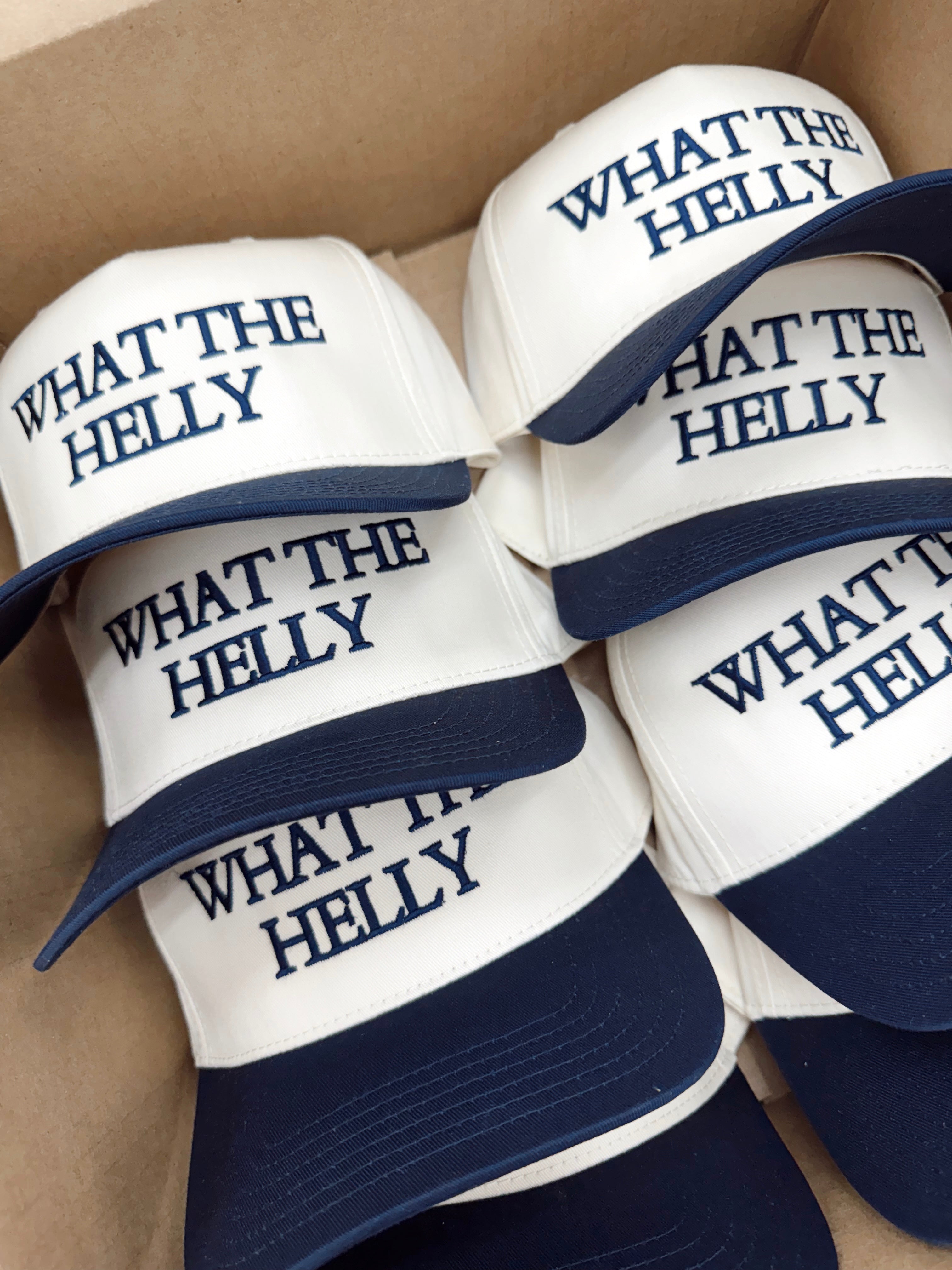 What the Helly - Navy Vintage Trucker Hat