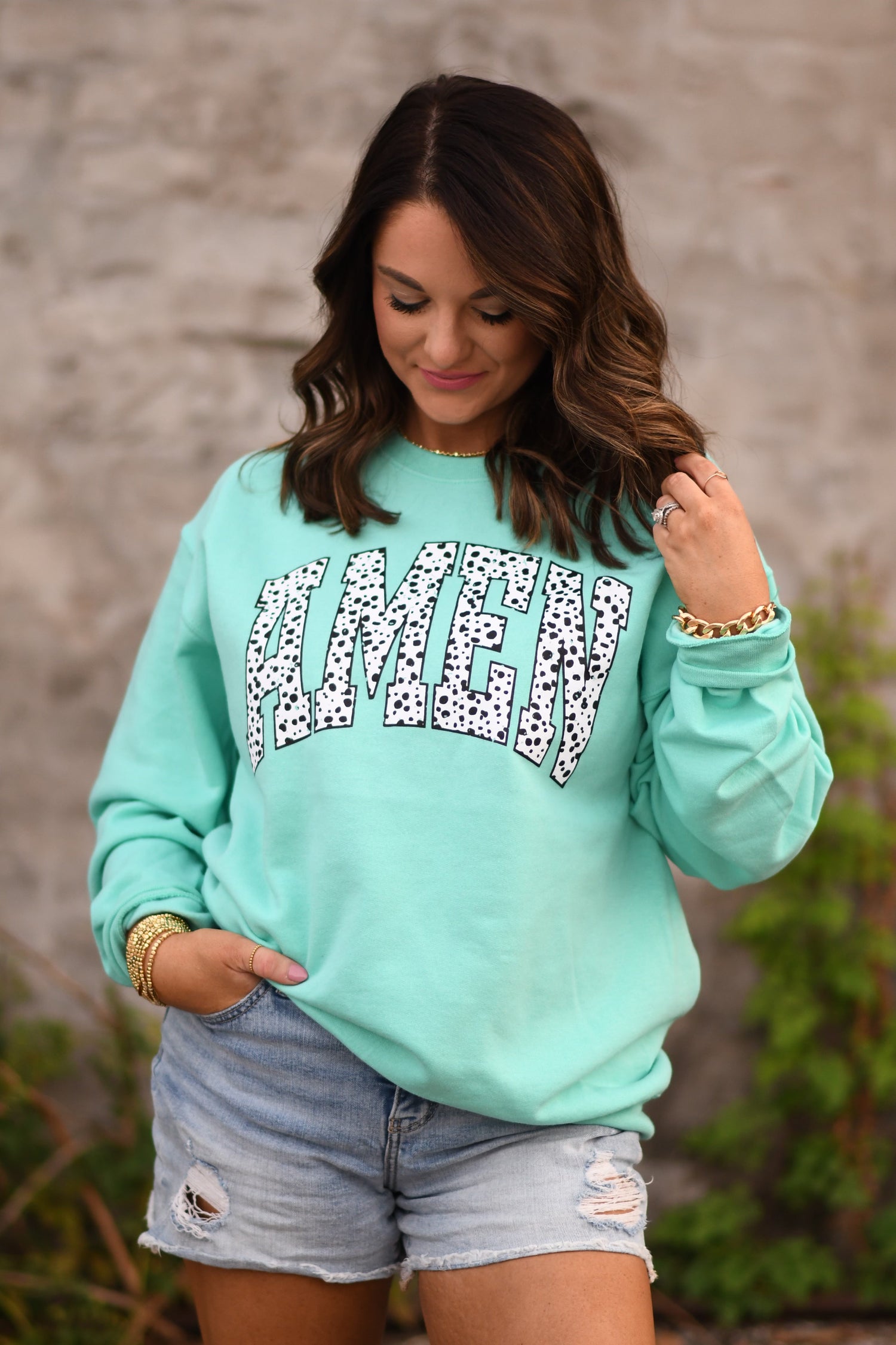 Dalmatian Amen Sweatshirt