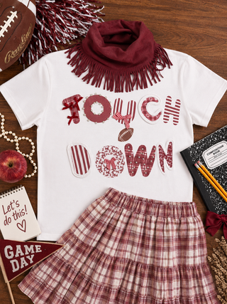 Bleacher Babe TOUCH DOWN Tee