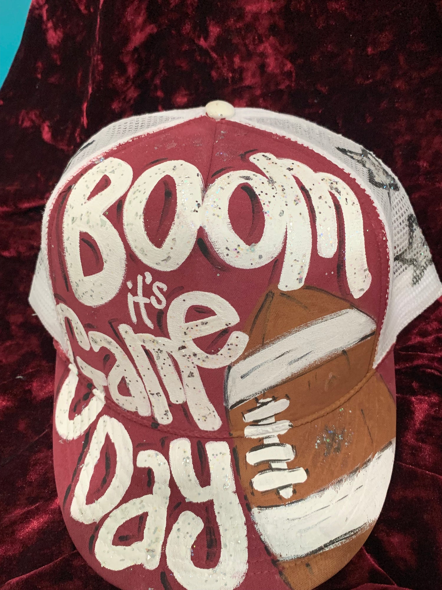 Hand Painted Game Day Trucker Hats