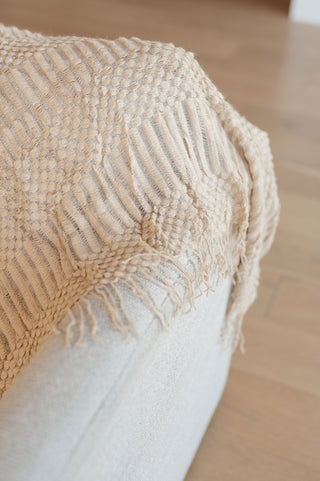 Accessories Graham Blanket Single Cuddle Size in Beige