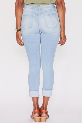 Women's Sustainable WannaBettaButt Mega Cuff Ankle Jeans