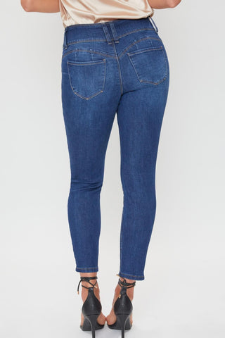 Women's Petite WannaBettaButt 3 Button Skinny Ankle Sustainable Jean