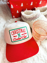 Hat Christmas Cocktail Club - Red Vintage Trucker Hat
