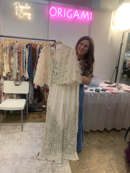 Runway Romance Crochet Pants