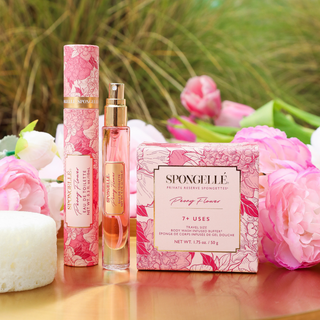 Peony Flower Eau de Toilette & Travel Spongette