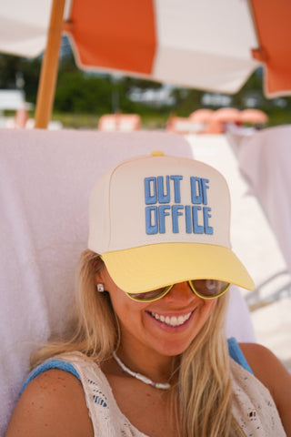 Out of Office - Butter Yellow Trucker Hat