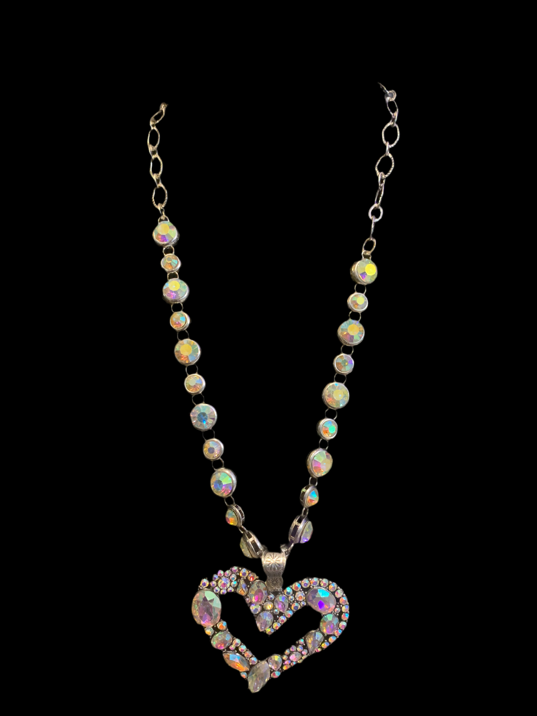 Iridescent Heartbeat Necklace