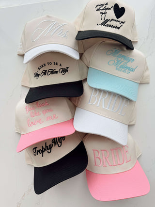Hat You Look Like You Love Me - Pink Vintage Trucker Hat