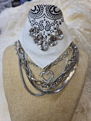 White Rebel Bandana by Sandra Ling Designs