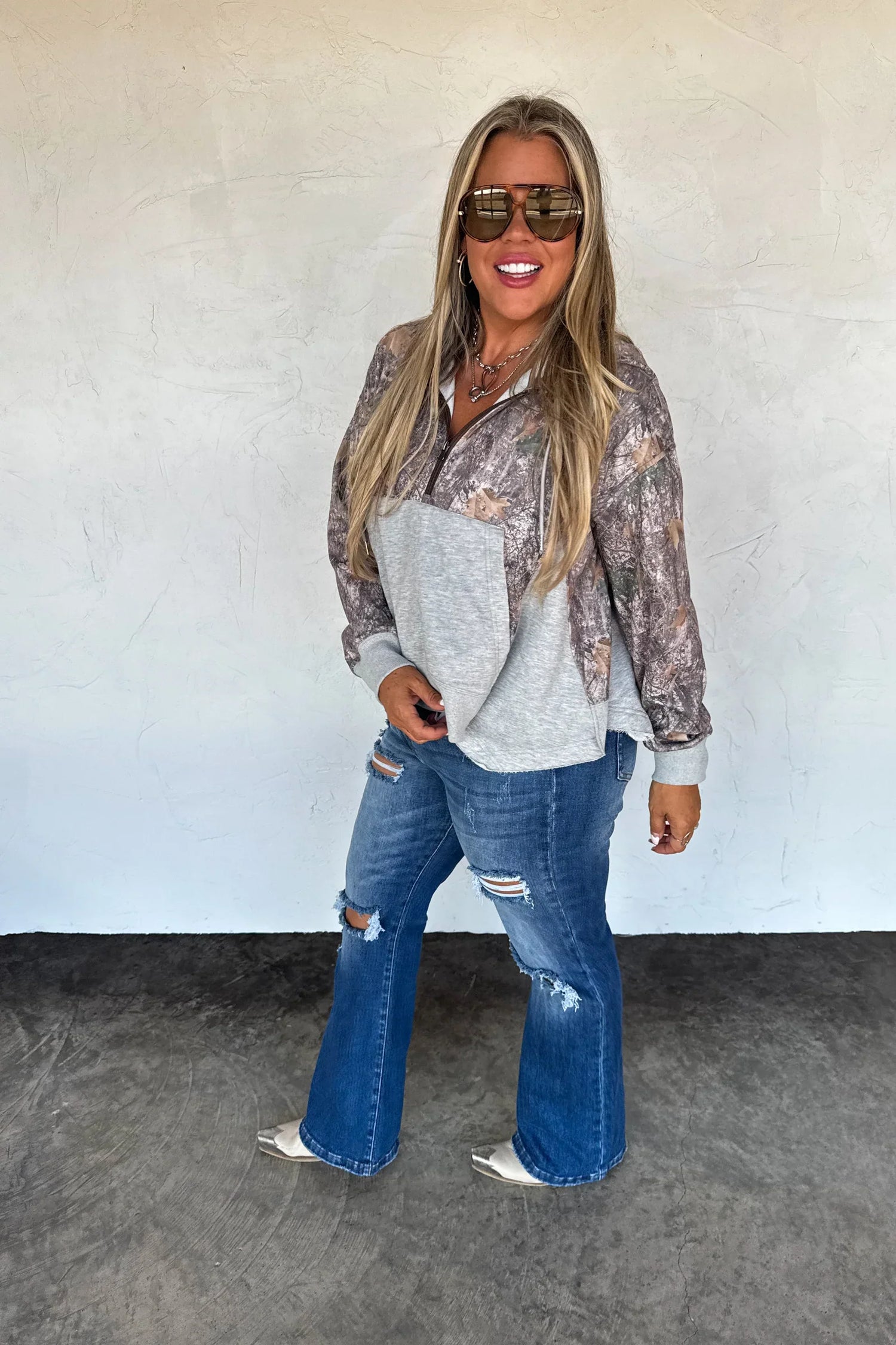 The Hunter Half Zip Hoodie Pullover