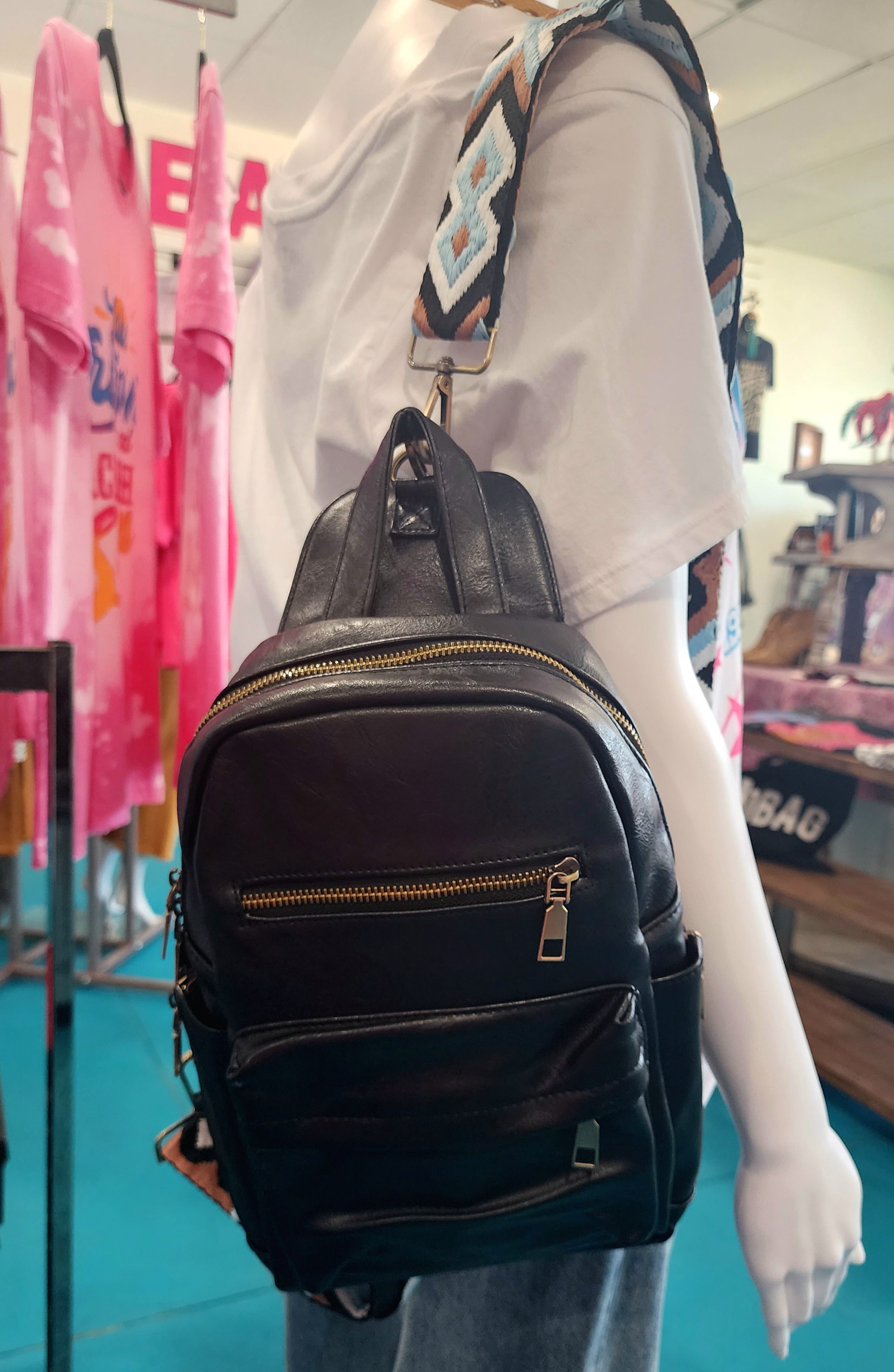 Vegan Leather Backpack - Pirates and Pearls Boutique