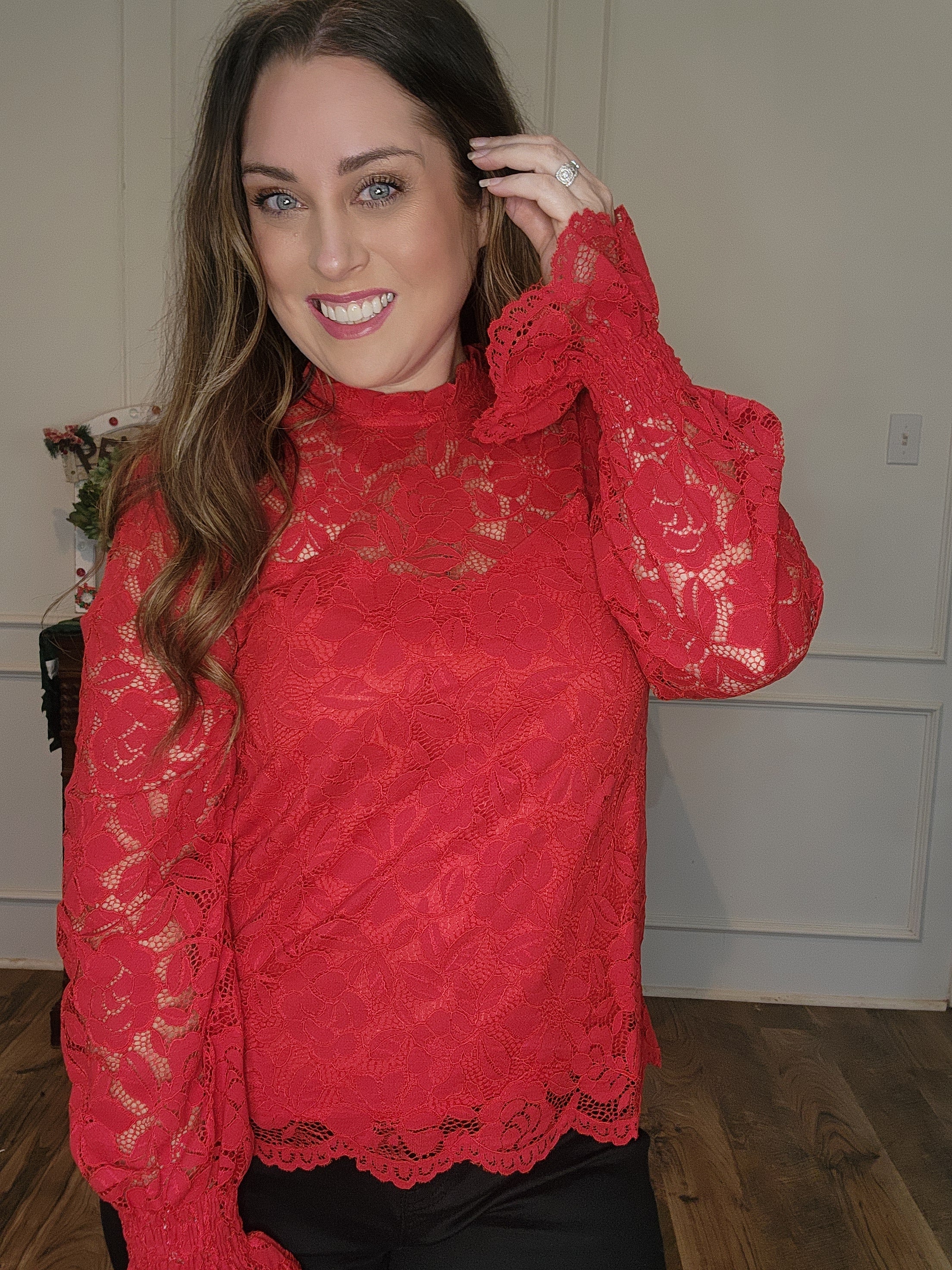 Ruby Romance Blouse