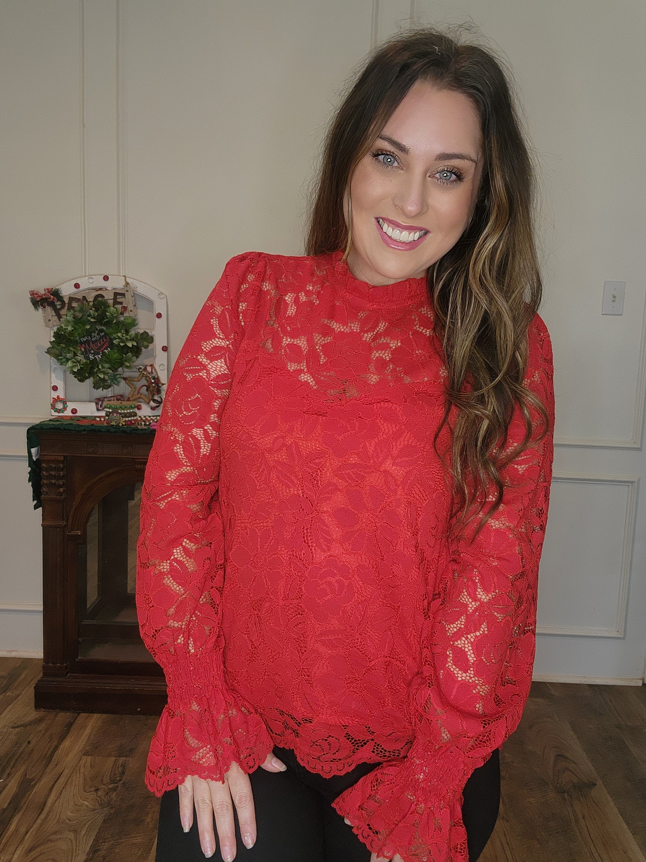 Ruby Romance Blouse